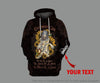 Black December Girl The Fire Of A Lioness The Mouth Of A Sailor Personalized Unisex Hoodie LN