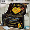 Gift For Mom To Mom You Are The Best Sherpa Blanket