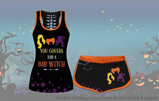 You Coulda Had A Bad Witch Tank and Short Set