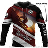 Red Roofer Multi Types Personalized Pullover or Zip Up Hoodie or Long Sleeve Shirt or Fleece Hoodie