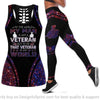 Gift For Veteran Lover My Veteran Husband Is My  World Tank Top and Leggings Set