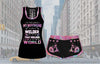 My Welder Boyfriend is My World Tank and Short Set