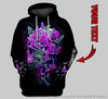 Skull Gift Gift For Butterfly Lover Skull Butterflies Angels In Heaven Personalized Unisex Hoodie HG Memorial Gifts