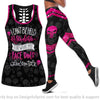 Skull Gift I Cant Be Held Responsible For What My Face Does When You Talk Tank Top and Leggings Set