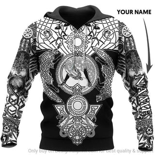 Gift For Viking Lover Norse Compass Viking Hoodie Personalized Unisex Type