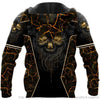Skull Gift New Yellow Eyes Skull Lava Personalized Unisex Hoodie HG