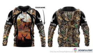 Gift For Hunting Lover Deer Hunting Personalized US Unisex Size Hoodie CH
