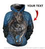 Owl Blue Personalized Unisex Hoodie