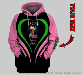 Black Pride Aka Gifts Alpha Kappa Alpha Personalized Hoodie LH