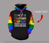 Pride Gift For LGBT LGBT Hoodie LGBT Human Beings 100 Organic Colors May Vary Personalized US Unisex Hoodie