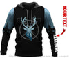 Gift For Hunting Lover Deer Hunting Personalized US Unisex Hoodie