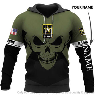Gift For Army Personalized Army Black Unisex Size Hoodie