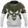 Gift For Army Personalized Army White Unisex Size Hoodie