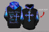 Personalized Somewhere Between Proverbs 31 And Madea Theres Me Unisex Hoodie
