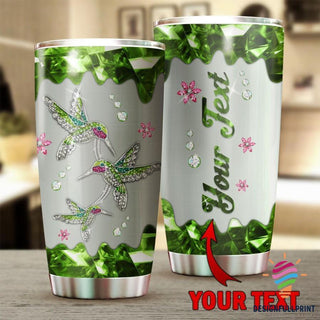 Gift For Bird Lover Gift For Mom Humming Bird Tumbler LH Hummingbird Glitter Tumbler Hummingbird Gift