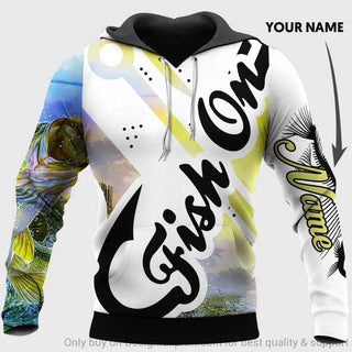 Fish On Personalized Pullover Hoodie Unisex Size