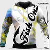 Fish On Personalized Pullover Hoodie Unisex Size