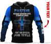 Blue Pastor Ninja Hoodie Because Hardcore Devil Stomping Ninja Is Not An Official Job Title Lion Personalized US Unisex Hoodie HG