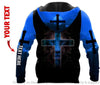 Blue Pastor Ninja Hoodie Because Hardcore Devil Stomping Ninja Is Not An Official Job Title Lion Personalized US Unisex Hoodie HG