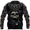 Skull Gift Red Eyes Screaming Skull Multi Types Personalized Pullover Skull Zip up Hoodie, Long Sleeve Shirt and Long Coat Unisex Size SK Skull Sweatshirt Skull With Hoodie