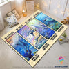 Tapis Rectangulaire Blue Dolphin In The Ocean LN