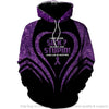 Alzheimer Epilepsy Pancreatic Cancer Domestic Violence Fibromyalgia Lupus Sarcoidosis ADHD Hospice Pulmonary Hypertension Awareness US Unisex Size Hoodie