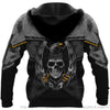 Skull Gift Eagle Wing With Skull Face Personalized Unisex Hoodie LH