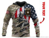 Gift For Veteran Lover Gift For Army Military Gifts Gift For Army Army Veteran I Aint Perfect American Flag Ver 2 Personalized Unisex Hoodie LH