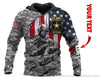 Gift For Veteran Lover Gift For Army I Aint Perfect Army Veteran Personalized Unisex Hoodie LH