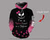Skull Gift Pink Im A Nightmare Dressed As A Daydream Halloween Skulls Personalized US Unisex Hoodie
