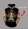 Gift For Hippie Im Mostly Peace Love And Light Personalized Unisex US Size Hoodie