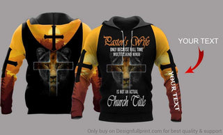 Personalized Pastor Wife US Unisex Hoodie