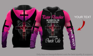 Personalized Pastor Daughter Because Hardcore Devil Stomping Ninja Is Not An Official Job Tittle Lion US Unisex Hoodie LN