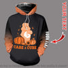 Orange Care And Cure Bear Cancer Personalized US Unisex Hoodie
