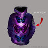 Gift For Butterfly Lover Butterflies Galaxy Personalized Unisex Hoodie
