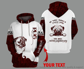 Pug Sweater Hoodie Gifts For Dog Lovers