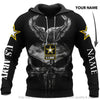 Skull Gift Gift For Army Army Skull Eagle Personalized Unisex Hoodie HG