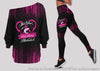 Fishing Gifts This Girl Love Fishing With Her Husband Off Shoulder Long Sleeves Top and Leggings Set HG