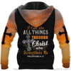 Personalized God I Can Do All Things Through Christ Unisex Hoodie