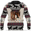 Gift For Horse Lover Personalized Running Horse Dream Catcher Unisex Hoodie