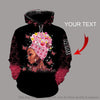 Breast Cancer Beautiful Black Girl Personalized Unisex Hoodie