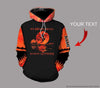 Fishing Gifts Personalized Halloween My Broom Broke So Now I Go Fishing US Unisex Hoodie