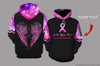 Personalized Faith Hope Love Breast Cancer Awareness US Unisex Hoodie