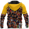 Black Pride Personalized African American Kings Of Rap Unisex Hoodie Black And Proud 365