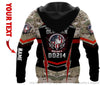 Gift For Army Never Underestimate An Old Man Who Has A DD214 Personalized Unisex Hoodie LH