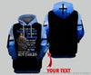 Blue I Am A Daughter Of God I Was Born In January My Scars Tell A Story They Are A Reminder Of Time When Life Tired To Break Me But Failed Personalized Unisex Hoodie LH
