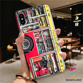 Firefighter Bus Fire Rescue Gift For Fireman Phone Case CH