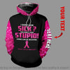Personalized I Dont Look Sick Pink Breast Cancer Awareness US Unisex Hoodie