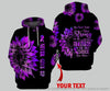 Purple Alzheimer Epilepsy Pancreatic Cancer Domestic Violence Fibromyalgia Lupus Sarcoidosis ADHD Hospice Pulmonary Hypertension Awareness Personalized Unisex Hoodie HG
