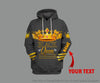 Black Pride Gray Black Queen Most Important Piece In The Game Personalized Unisex Hoodie Black And Proud 365